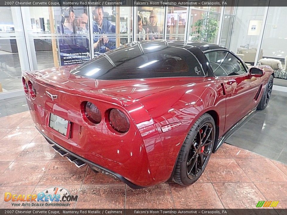 2007 Chevrolet Corvette Coupe Monterey Red Metallic / Cashmere Photo #2