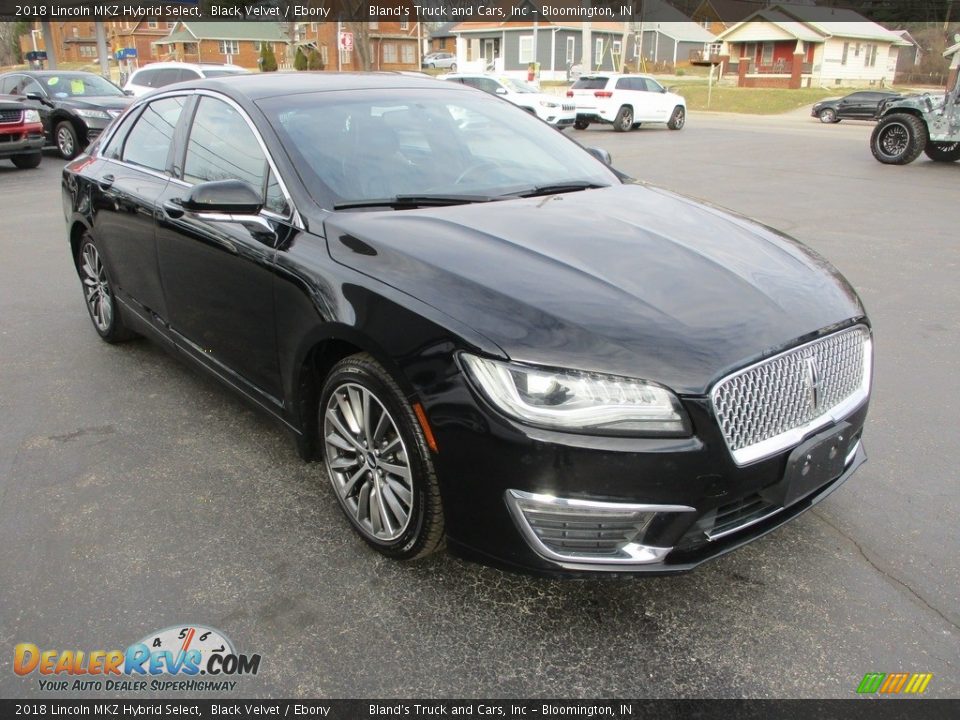 2018 Lincoln MKZ Hybrid Select Black Velvet / Ebony Photo #5