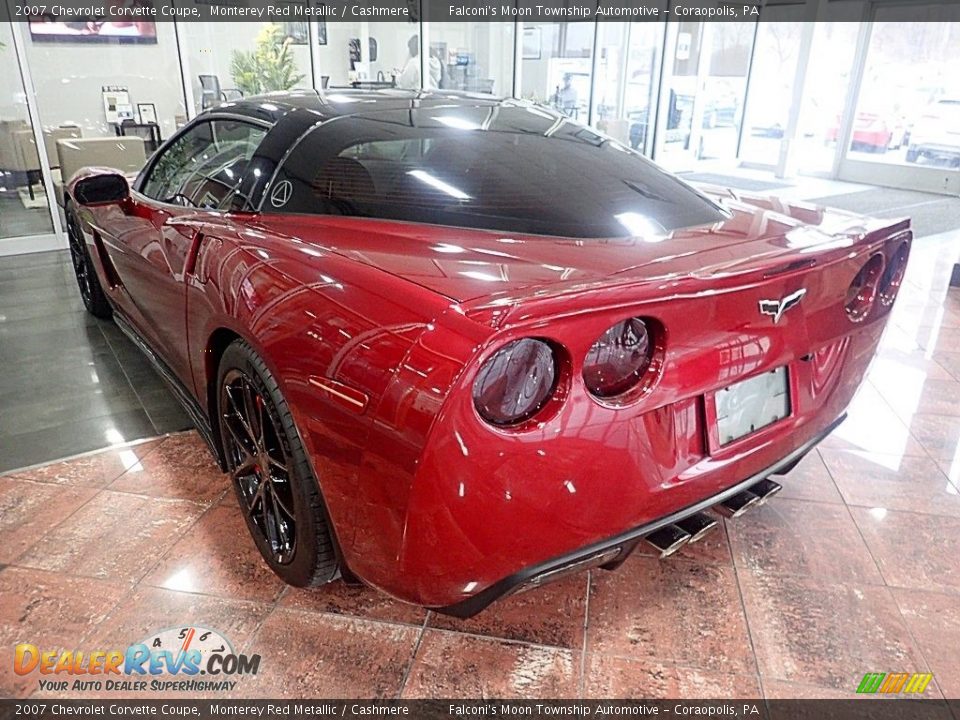 2007 Chevrolet Corvette Coupe Monterey Red Metallic / Cashmere Photo #4