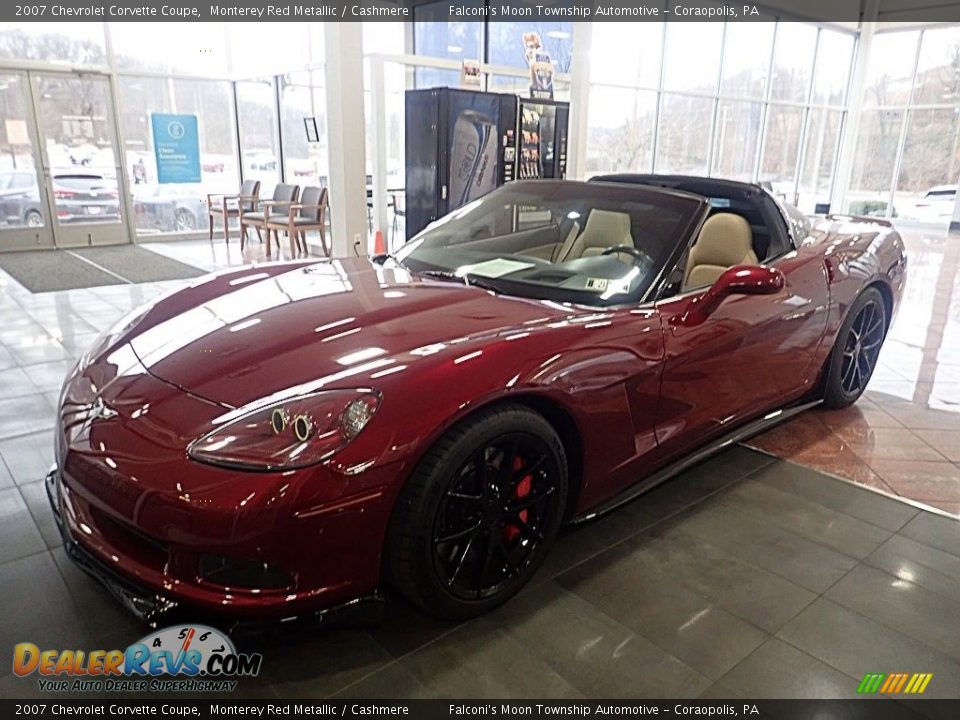 2007 Chevrolet Corvette Coupe Monterey Red Metallic / Cashmere Photo #6