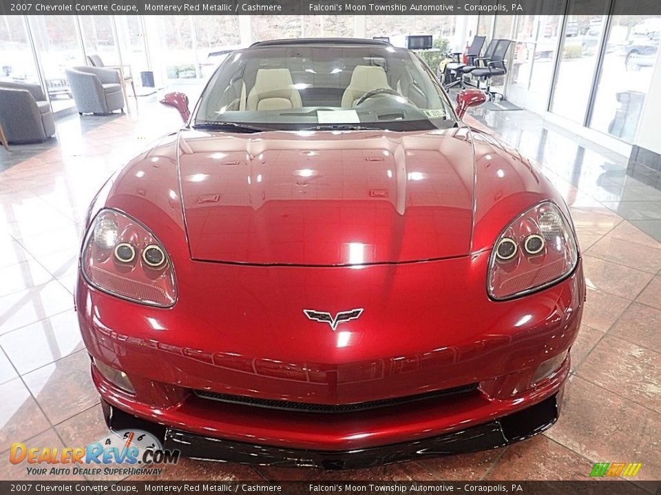 2007 Chevrolet Corvette Coupe Monterey Red Metallic / Cashmere Photo #7