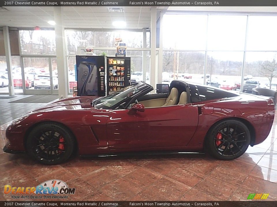 2007 Chevrolet Corvette Coupe Monterey Red Metallic / Cashmere Photo #8