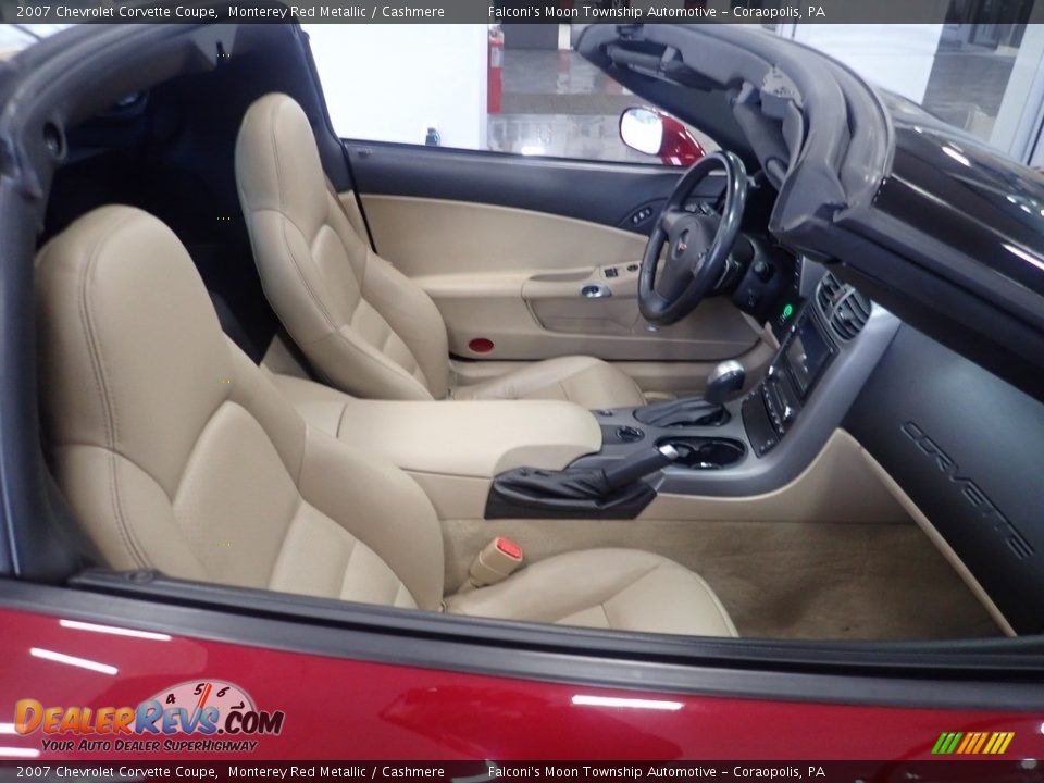 2007 Chevrolet Corvette Coupe Monterey Red Metallic / Cashmere Photo #9