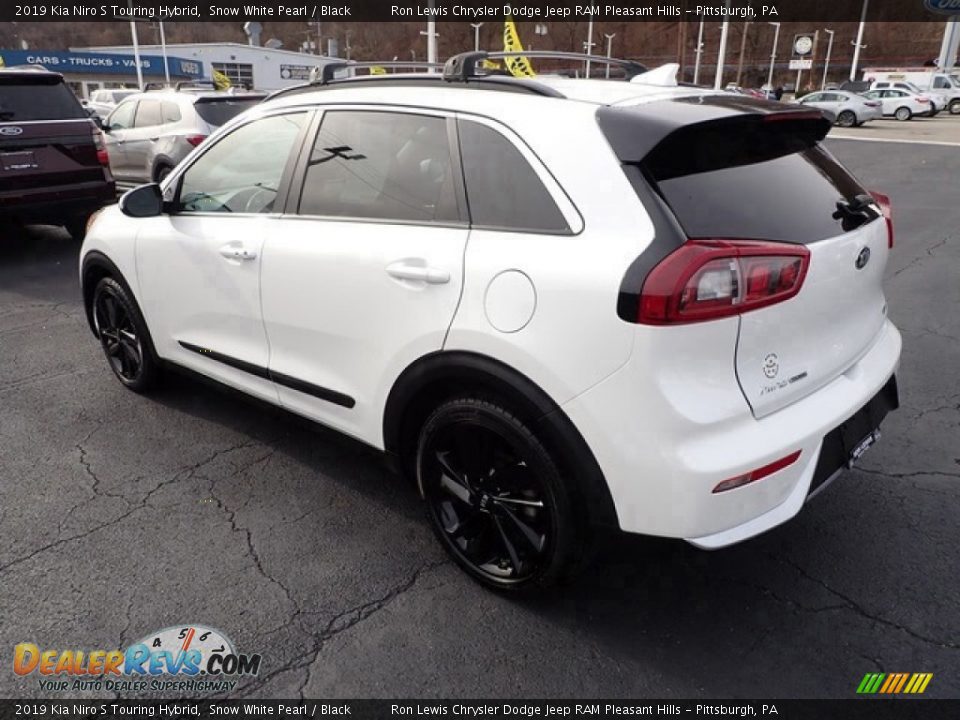 2019 Kia Niro S Touring Hybrid Snow White Pearl / Black Photo #6