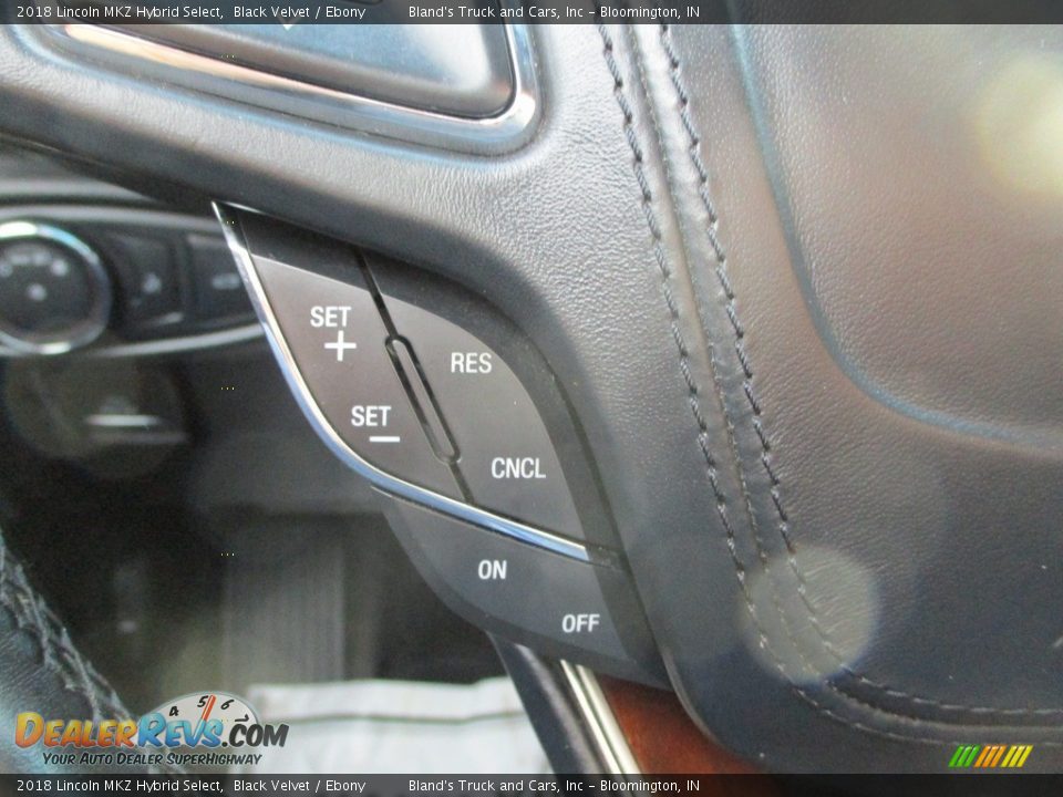 2018 Lincoln MKZ Hybrid Select Black Velvet / Ebony Photo #16