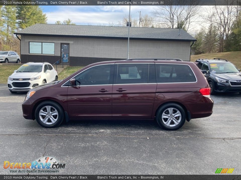 2010 Honda Odyssey Touring Dark Cherry Pearl / Black Photo #1