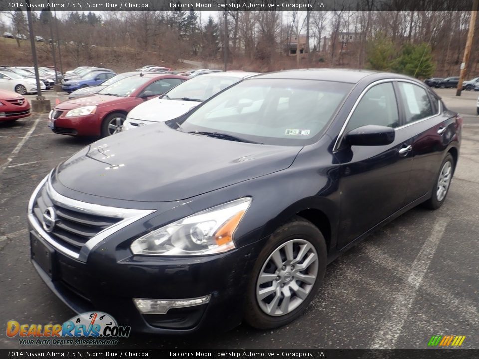 2014 Nissan Altima 2.5 S Storm Blue / Charcoal Photo #1