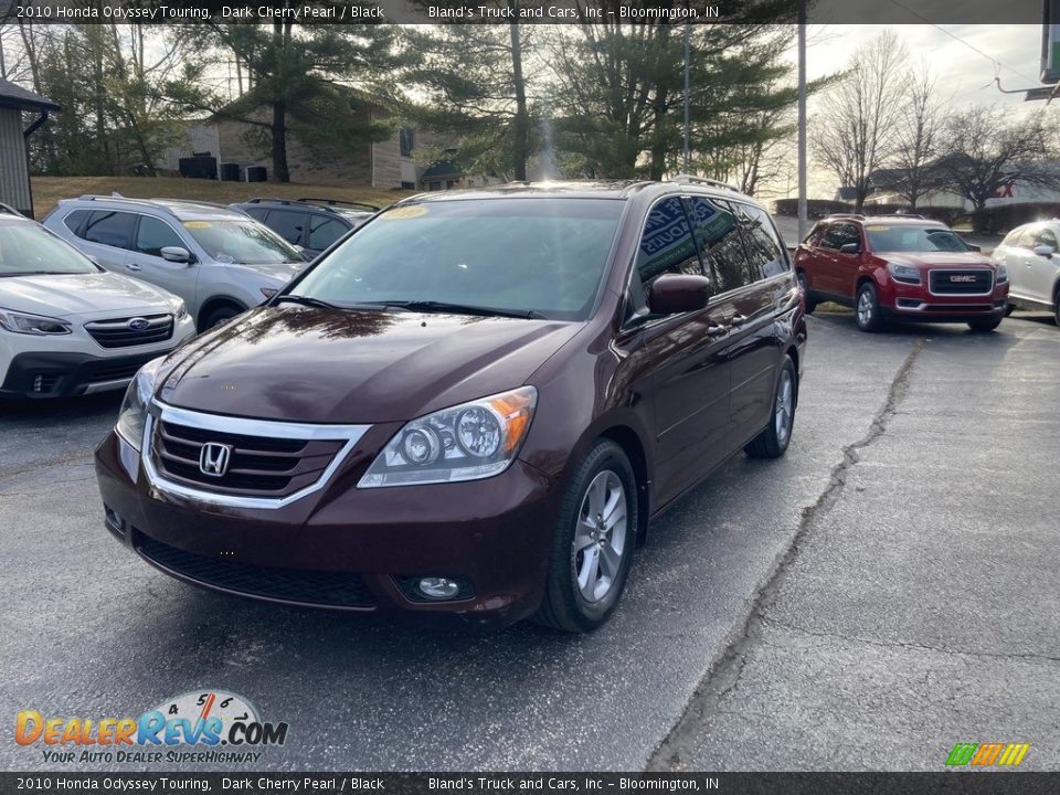 2010 Honda Odyssey Touring Dark Cherry Pearl / Black Photo #2