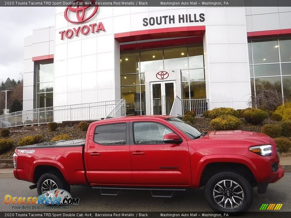 2020 Toyota Tacoma TRD Sport Double Cab 4x4 Barcelona Red Metallic / Black Photo #2