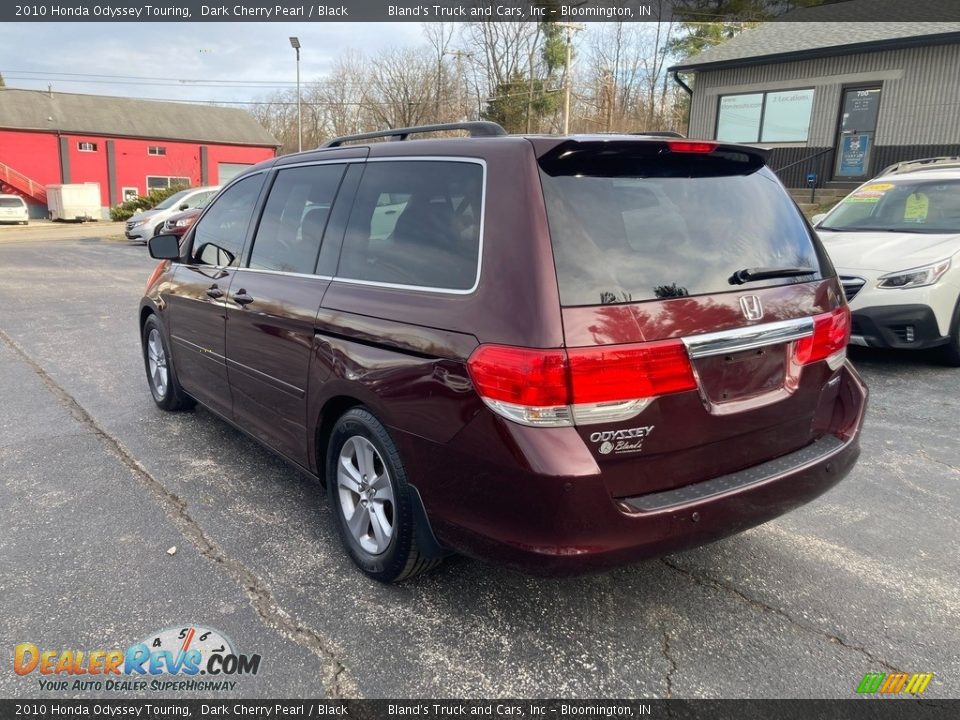 2010 Honda Odyssey Touring Dark Cherry Pearl / Black Photo #3