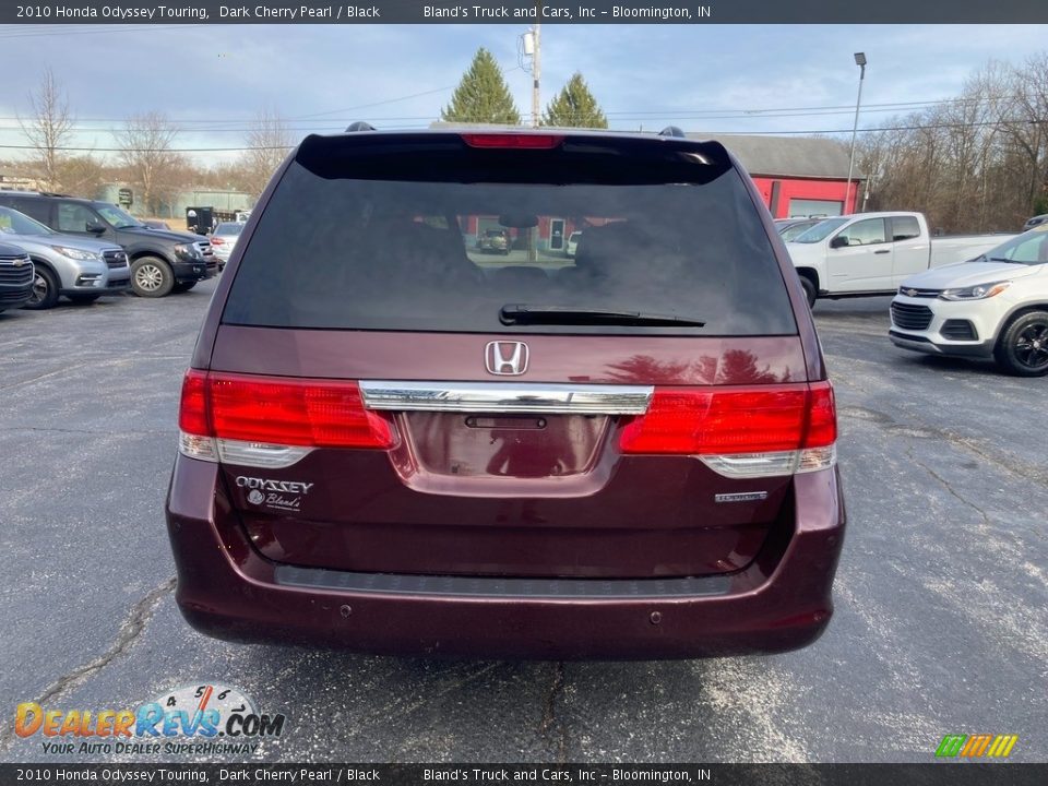 2010 Honda Odyssey Touring Dark Cherry Pearl / Black Photo #4