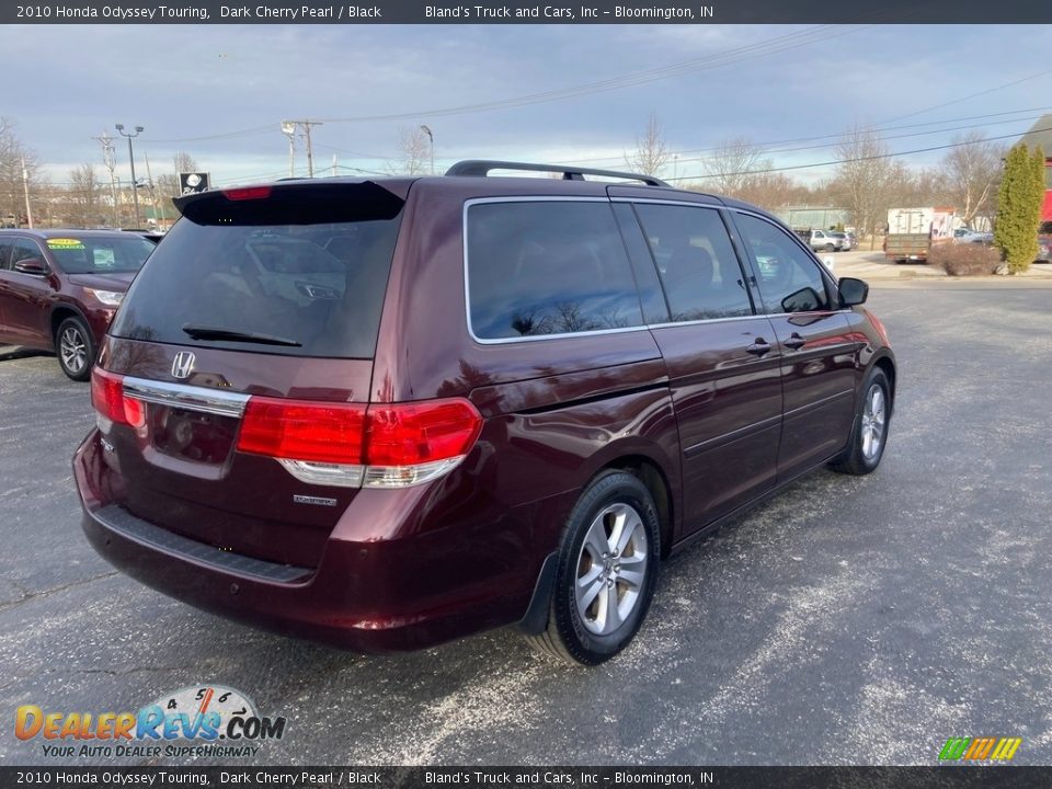 2010 Honda Odyssey Touring Dark Cherry Pearl / Black Photo #5