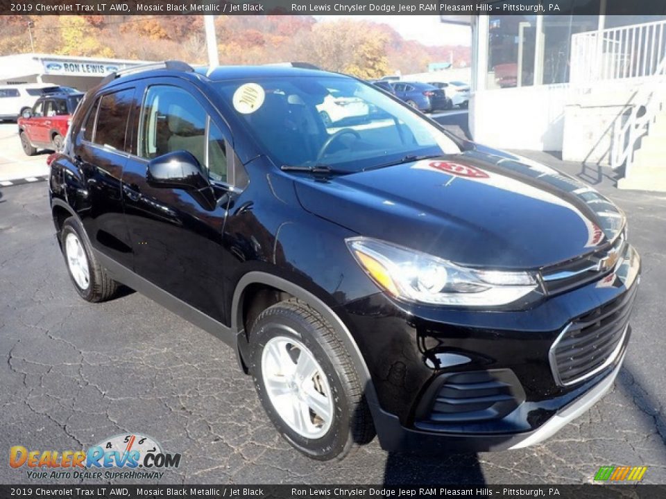 2019 Chevrolet Trax LT AWD Mosaic Black Metallic / Jet Black Photo #9