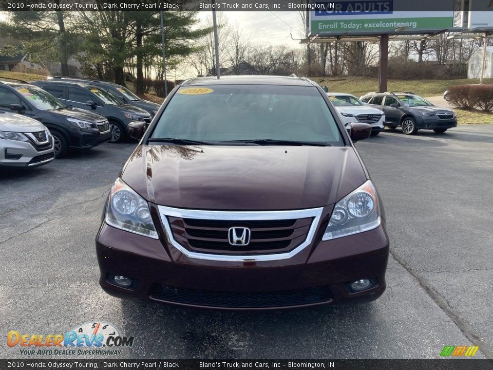 2010 Honda Odyssey Touring Dark Cherry Pearl / Black Photo #7