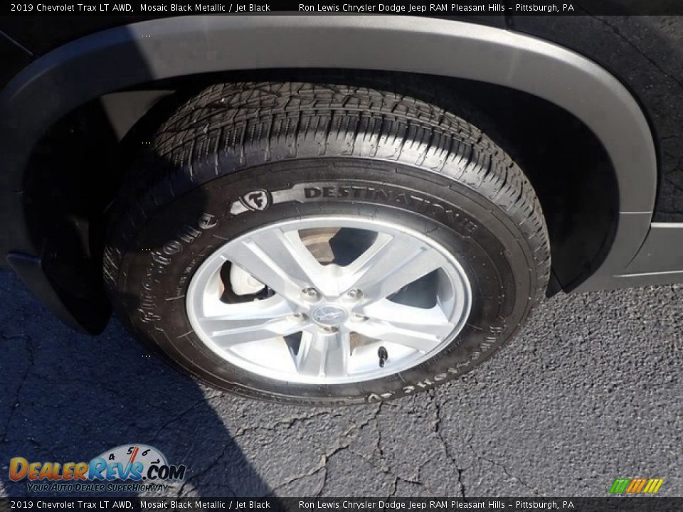 2019 Chevrolet Trax LT AWD Mosaic Black Metallic / Jet Black Photo #11