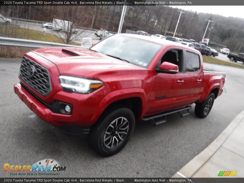 2020 Toyota Tacoma TRD Sport Double Cab 4x4 Barcelona Red Metallic / Black Photo #14