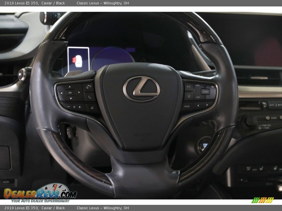 2019 Lexus ES 350 Caviar / Black Photo #7