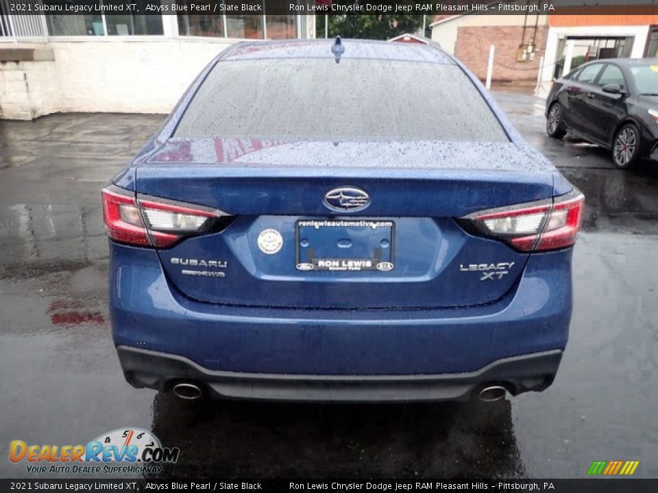 2021 Subaru Legacy Limited XT Abyss Blue Pearl / Slate Black Photo #7