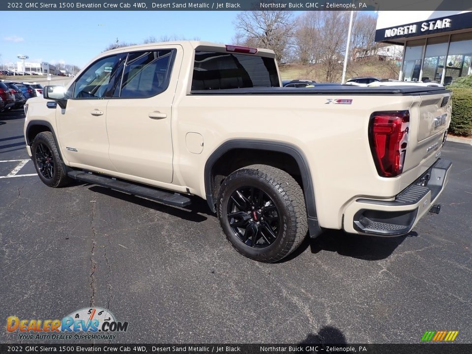 2022 GMC Sierra 1500 Elevation Crew Cab 4WD Desert Sand Metallic / Jet Black Photo #3