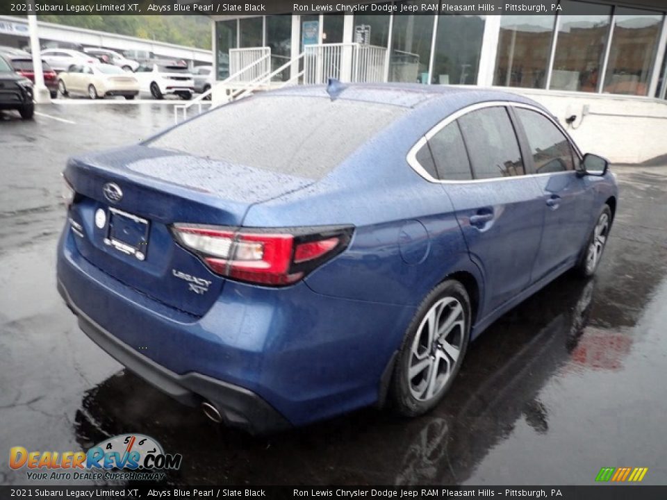 2021 Subaru Legacy Limited XT Abyss Blue Pearl / Slate Black Photo #8