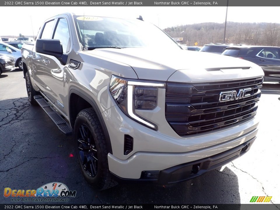 2022 GMC Sierra 1500 Elevation Crew Cab 4WD Desert Sand Metallic / Jet Black Photo #10