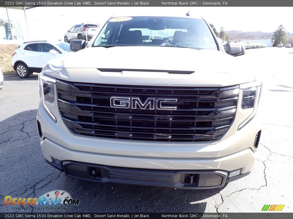 2022 GMC Sierra 1500 Elevation Crew Cab 4WD Desert Sand Metallic / Jet Black Photo #11