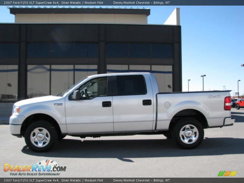 2007 Ford F150 XLT SuperCrew 4x4 Silver Metallic / Medium Flint Photo #1