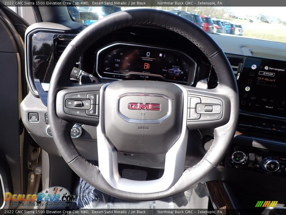 2022 GMC Sierra 1500 Elevation Crew Cab 4WD Steering Wheel Photo #27