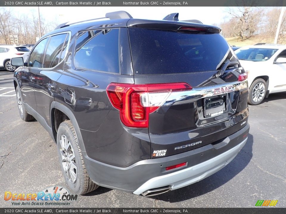 2020 GMC Acadia SLE AWD Carbon Black Metallic / Jet Black Photo #4