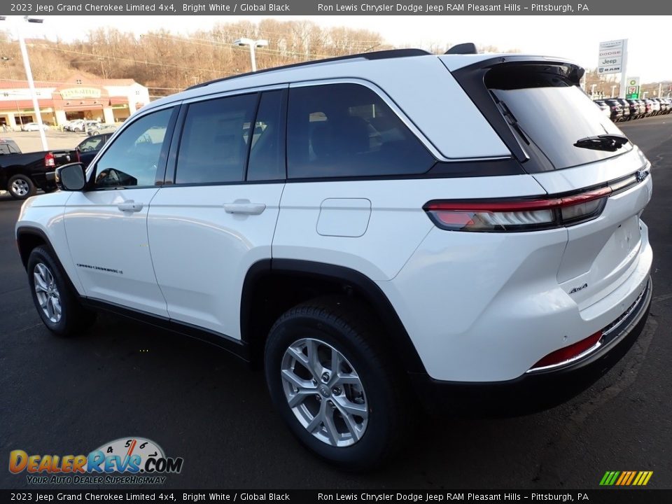 2023 Jeep Grand Cherokee Limited 4x4 Bright White / Global Black Photo #3