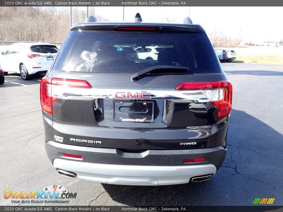 2020 GMC Acadia SLE AWD Carbon Black Metallic / Jet Black Photo #5