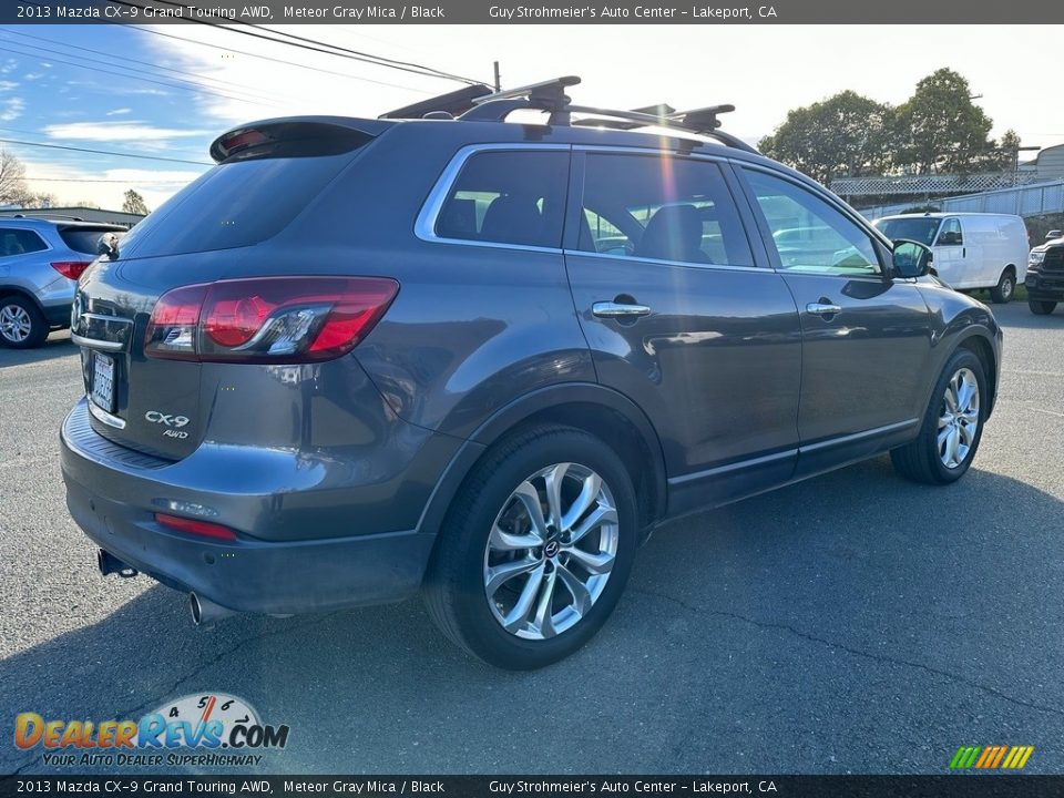 2013 Mazda CX-9 Grand Touring AWD Meteor Gray Mica / Black Photo #6