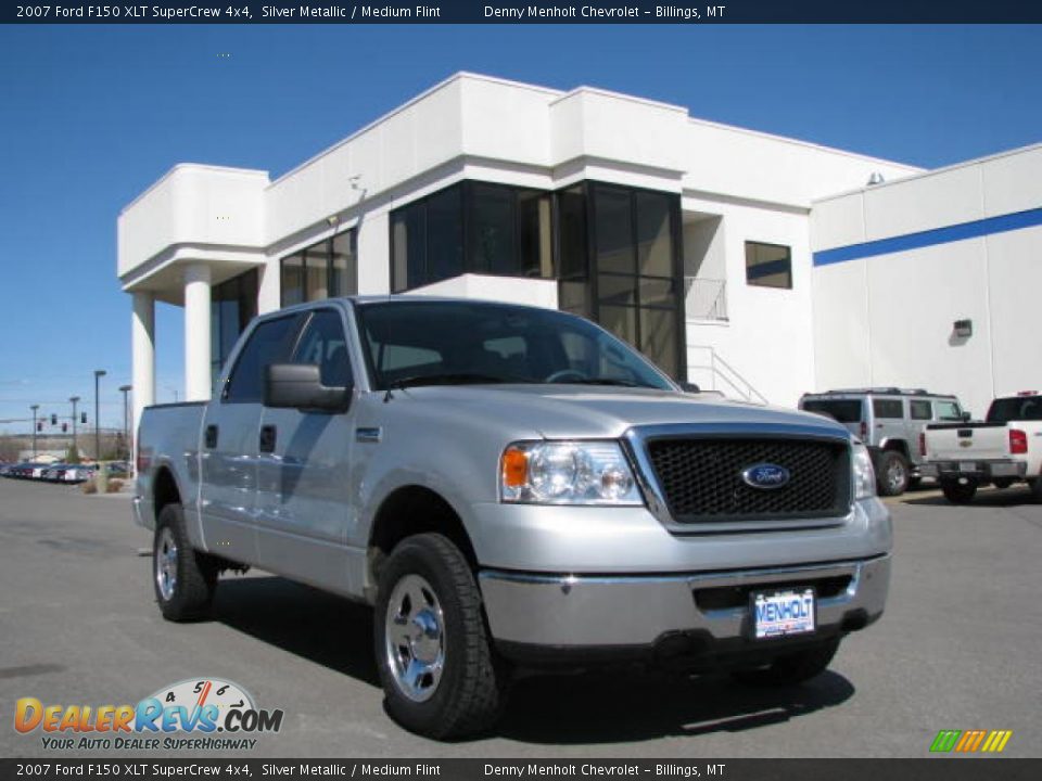 2007 Ford F150 XLT SuperCrew 4x4 Silver Metallic / Medium Flint Photo #3