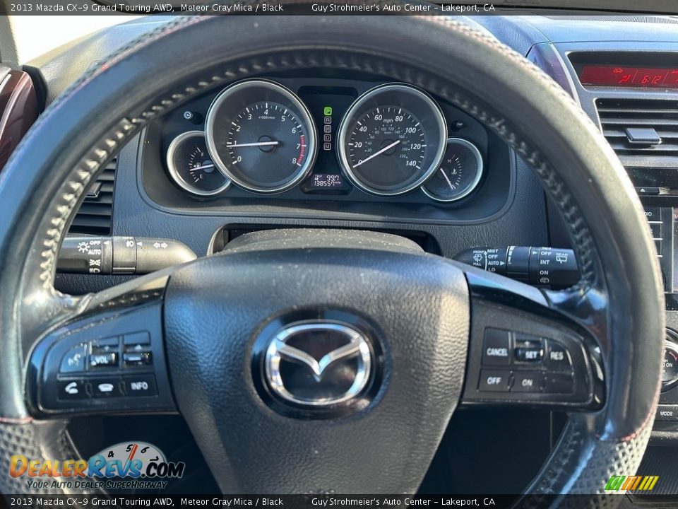 2013 Mazda CX-9 Grand Touring AWD Steering Wheel Photo #7