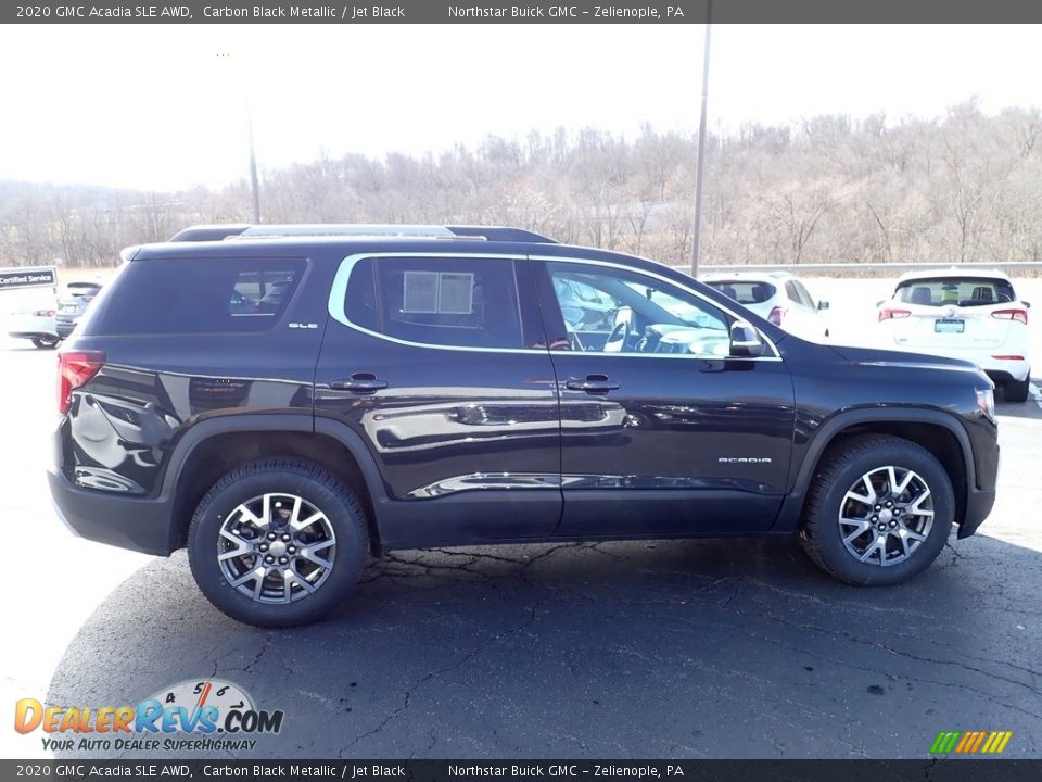 2020 GMC Acadia SLE AWD Carbon Black Metallic / Jet Black Photo #8