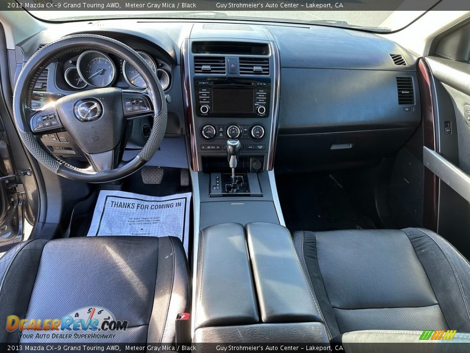 Black Interior - 2013 Mazda CX-9 Grand Touring AWD Photo #12