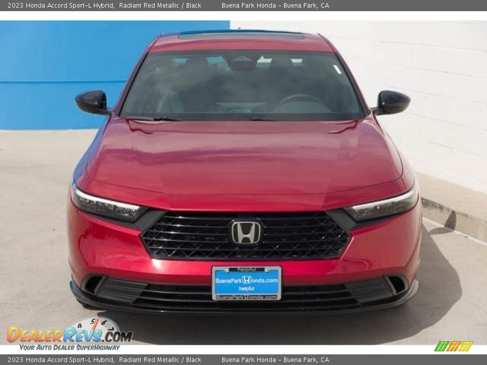 2023 Honda Accord Sport-L Hybrid Radiant Red Metallic / Black Photo #3