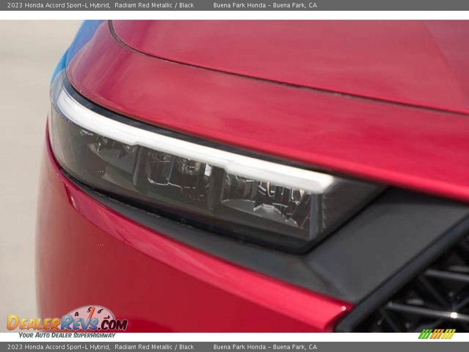 2023 Honda Accord Sport-L Hybrid Radiant Red Metallic / Black Photo #4