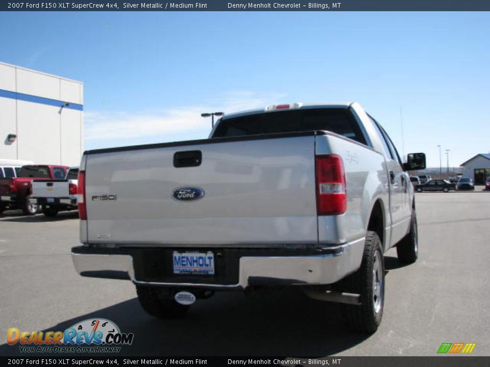 2007 Ford F150 XLT SuperCrew 4x4 Silver Metallic / Medium Flint Photo #5