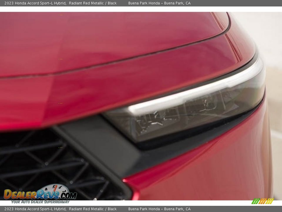 2023 Honda Accord Sport-L Hybrid Radiant Red Metallic / Black Photo #5