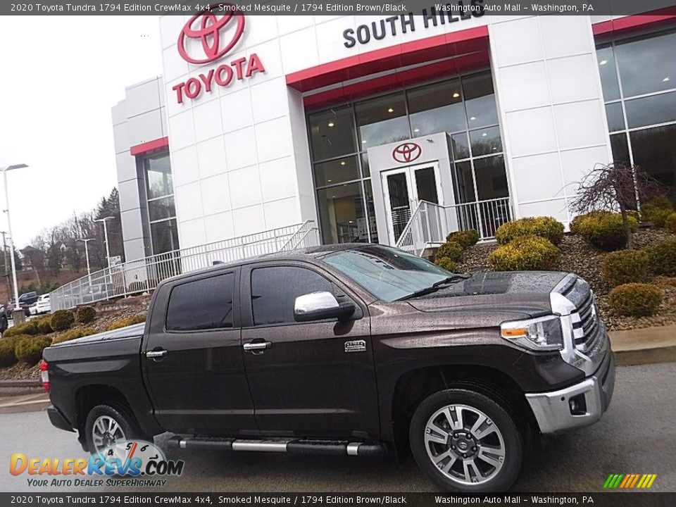 2020 Toyota Tundra 1794 Edition CrewMax 4x4 Smoked Mesquite / 1794 Edition Brown/Black Photo #2