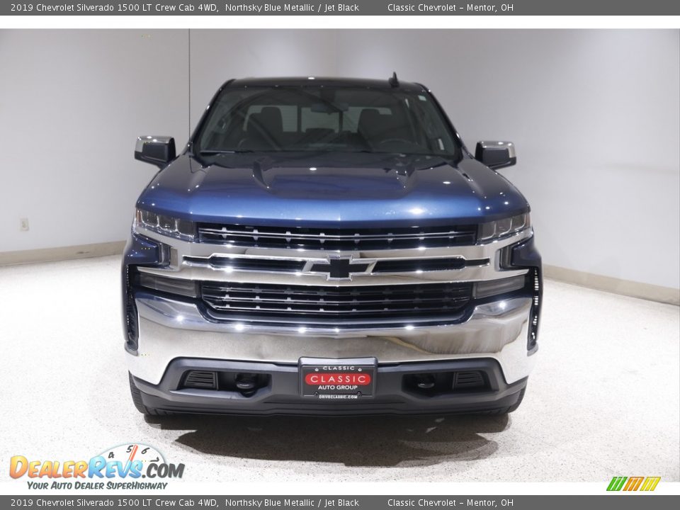 2019 Chevrolet Silverado 1500 LT Crew Cab 4WD Northsky Blue Metallic / Jet Black Photo #2