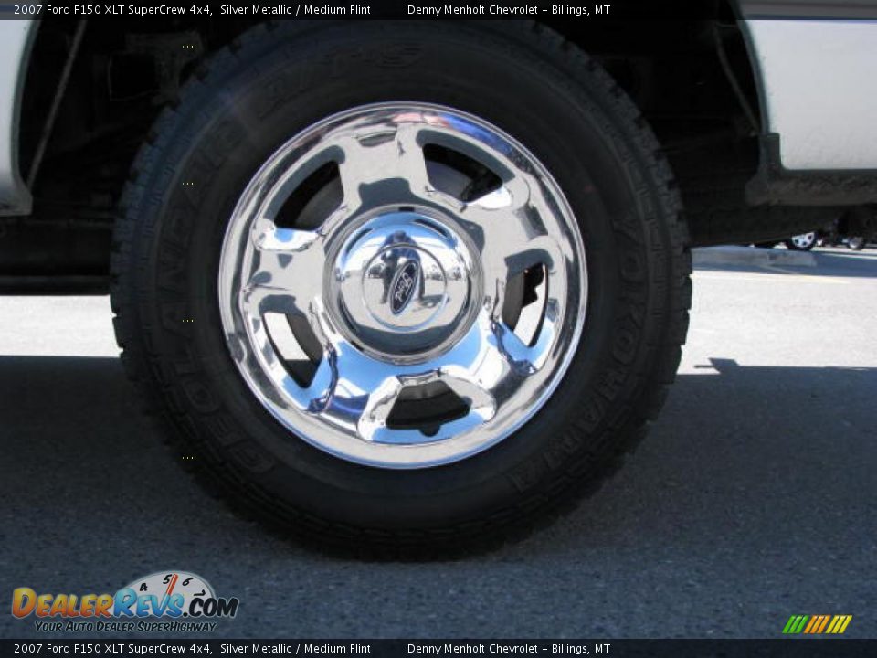 2007 Ford F150 XLT SuperCrew 4x4 Silver Metallic / Medium Flint Photo #6