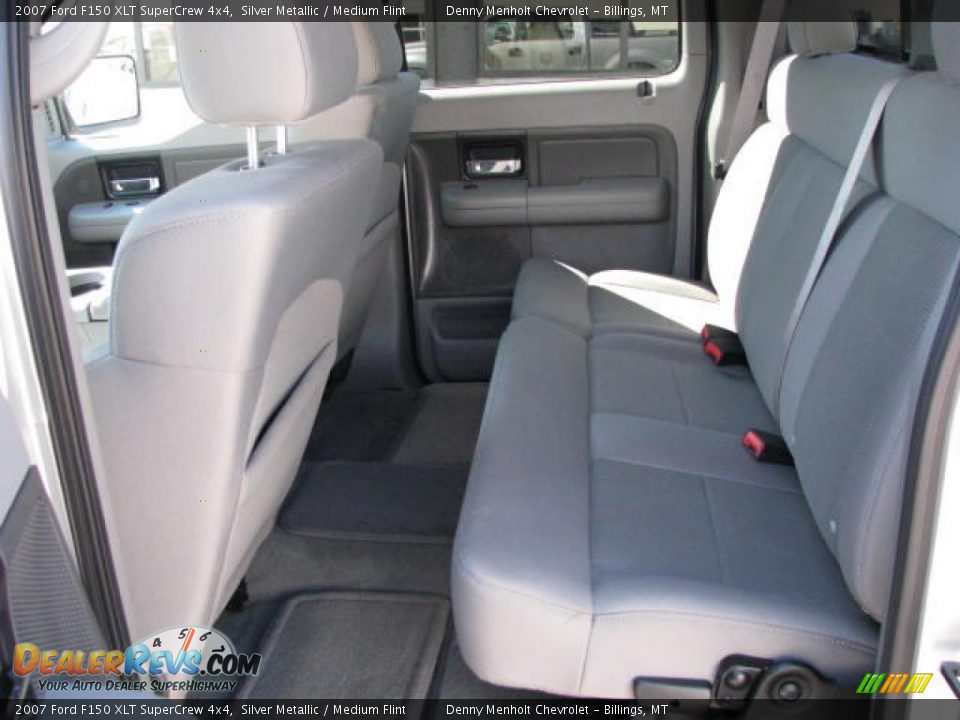 2007 Ford F150 XLT SuperCrew 4x4 Silver Metallic / Medium Flint Photo #7