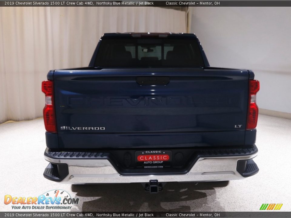 2019 Chevrolet Silverado 1500 LT Crew Cab 4WD Northsky Blue Metallic / Jet Black Photo #19