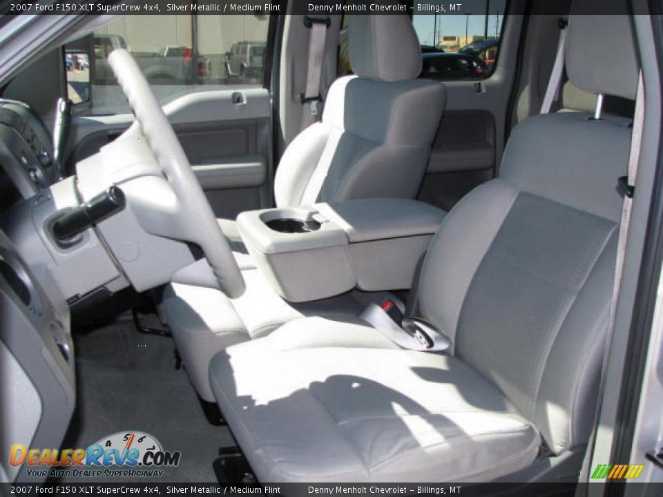 2007 Ford F150 XLT SuperCrew 4x4 Silver Metallic / Medium Flint Photo #8