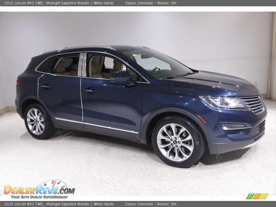 2015 Lincoln MKC FWD Midnight Sapphire Metallic / White Sands Photo #1