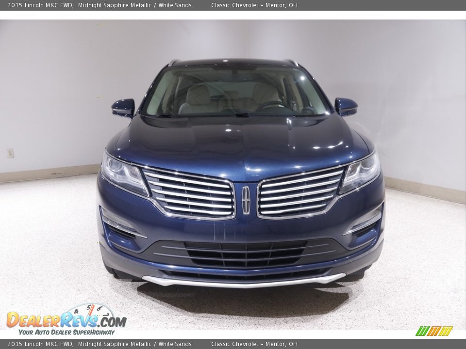 2015 Lincoln MKC FWD Midnight Sapphire Metallic / White Sands Photo #2