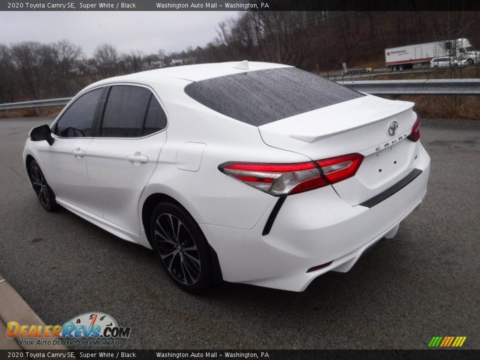 2020 Toyota Camry SE Super White / Black Photo #13