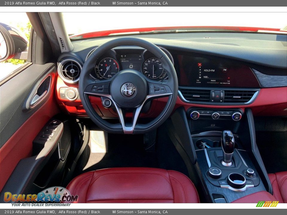 Dashboard of 2019 Alfa Romeo Giulia RWD Photo #6